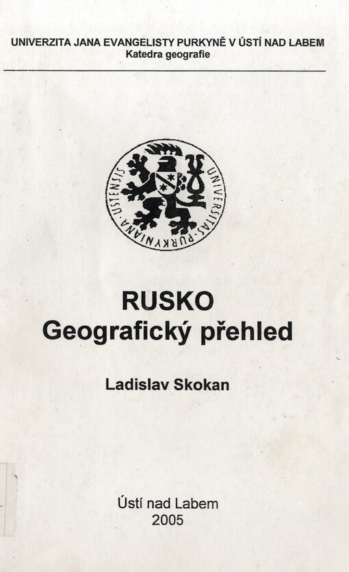 Rusko : geografický přehled