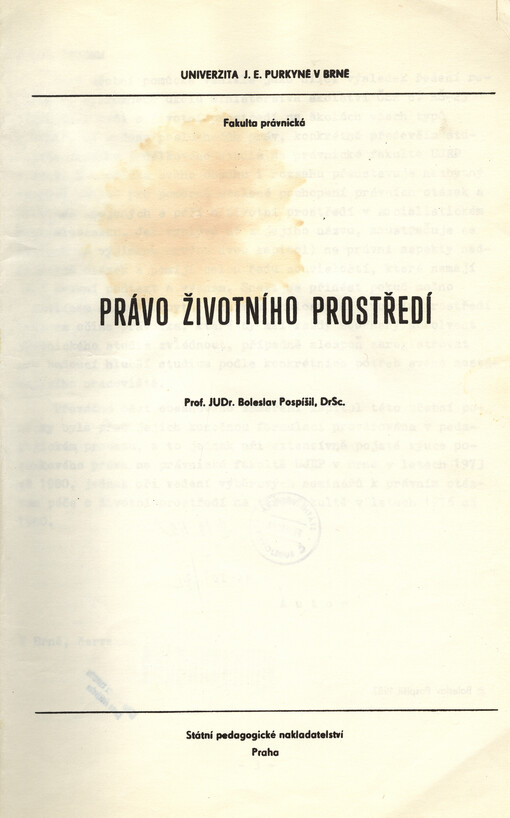 Právo životního prostředí