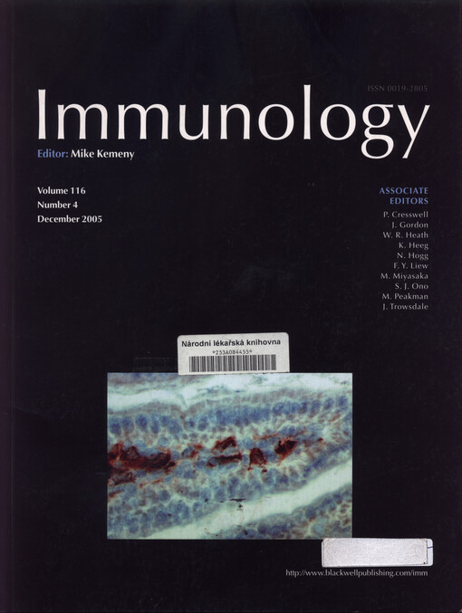 Immunology :official journal of the British society for immunology
