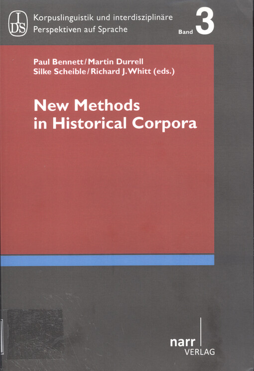 New methods in historical corpora