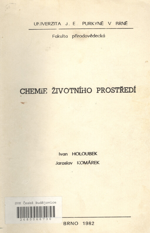 Chemie životního prostředí