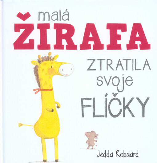 Malá žirafa ztratila svoje flíčky