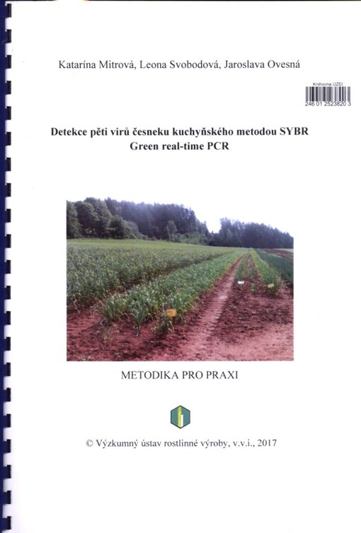 Detekce pěti virů česneku kuchyňského metodou SYBR Green real-time PCR