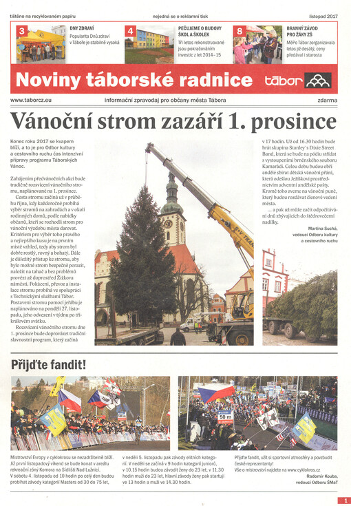 Noviny táborské radnice : informační měsíčník pro občany města