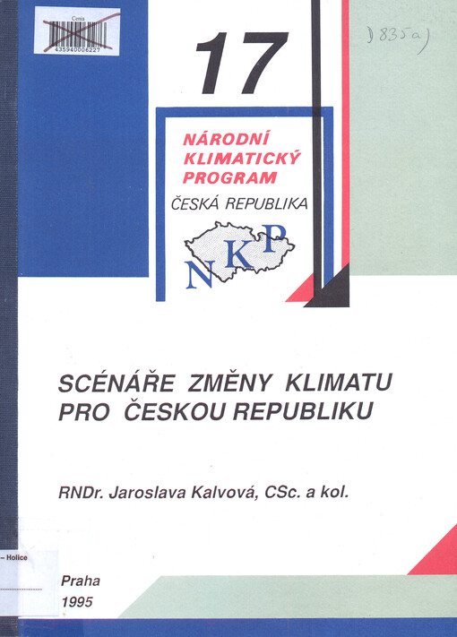 Scénáře změny klimatu pro Českou republiku : územní studie změny klimatu pro Českou republiku, element 2