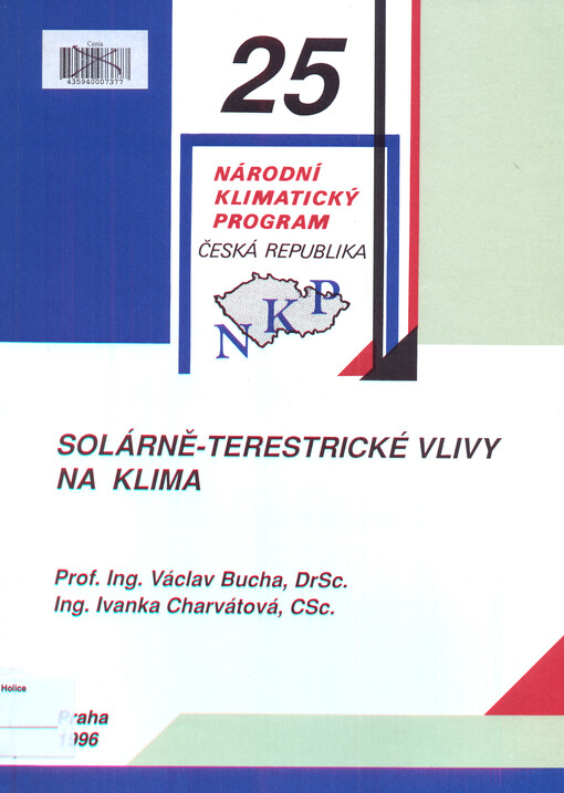 Solárně-terestrické vlivy na klima