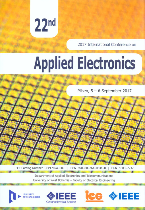Applied Electronics ... : international conference : Pilsen ...