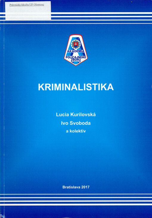 Kriminalistika