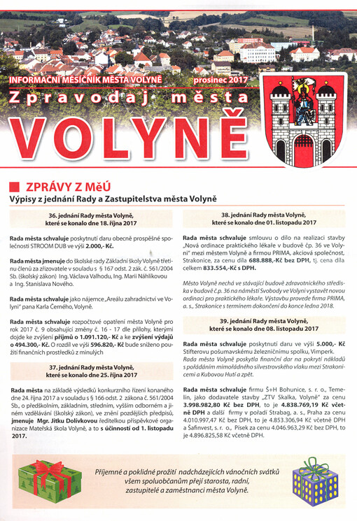 Zpravodaj města Volyně