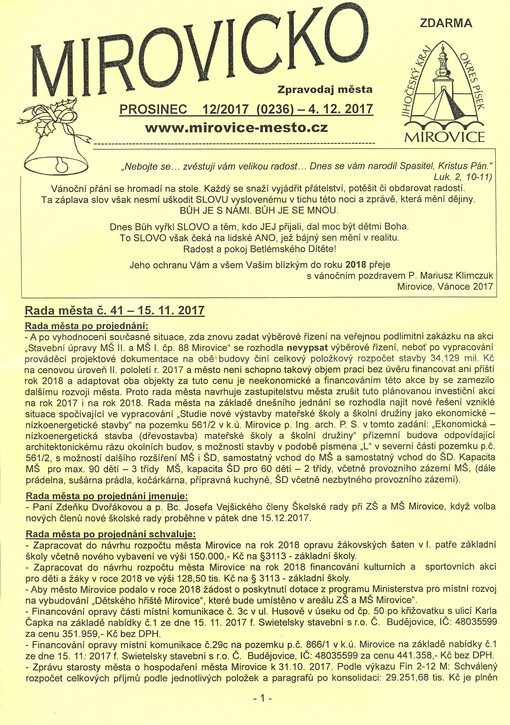 Mirovicko : zpravodaj mirovického a bozeňského kraje : list ku povznesení a hospodář : uvědomení kraje mirovického