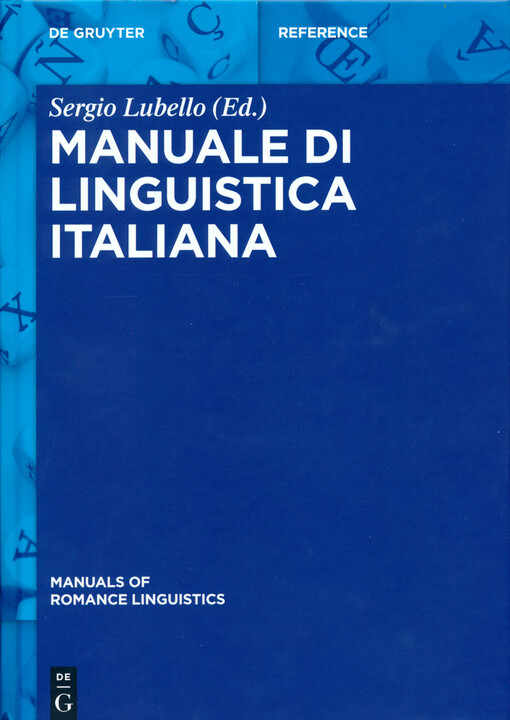 Manuale di linguistica italiana