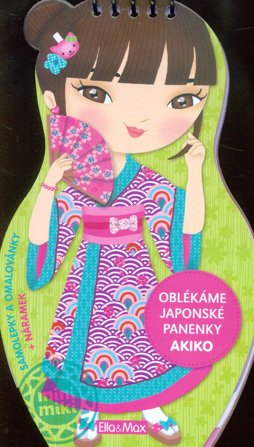 Oblékáme japonské panenky - Akiko