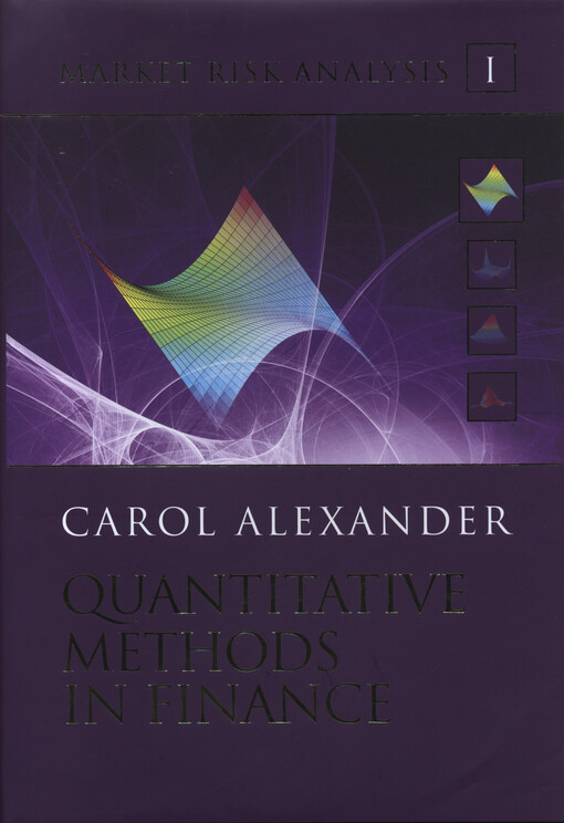 Market risk analysis. Volume 1, Quantitative methods in finance