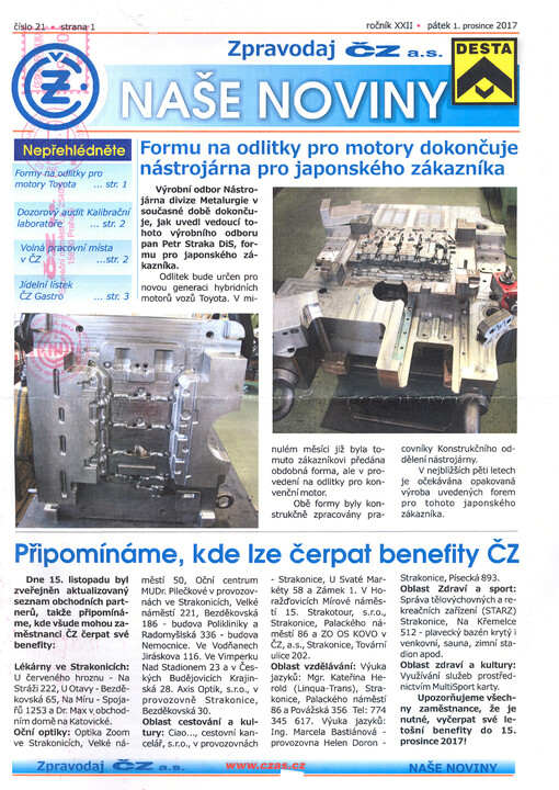 Naše noviny :české závody motocyklové n.p. Strakonice