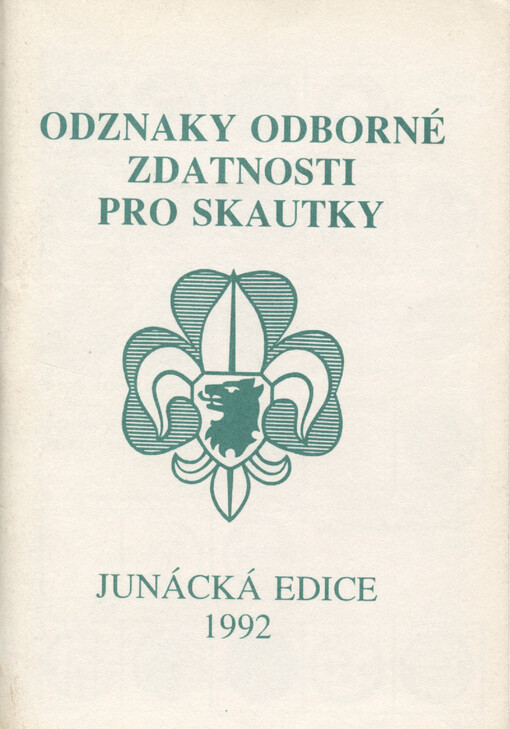 Odznaky odborné zdatnosti pro skautky