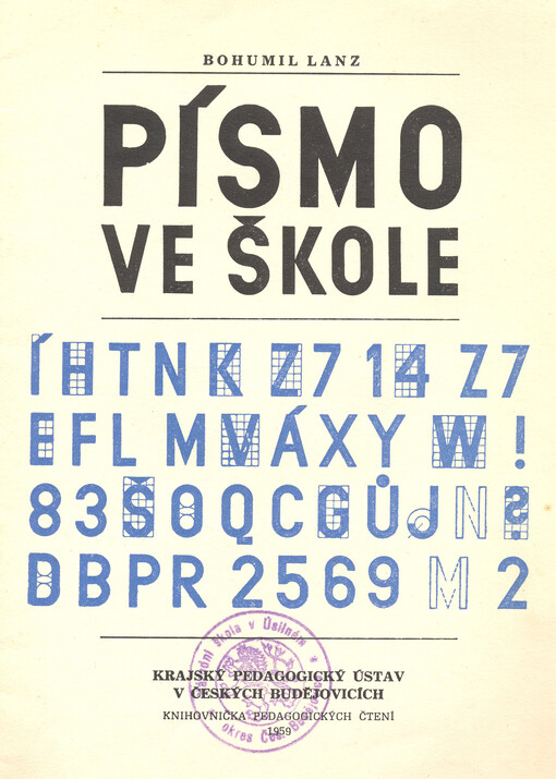 Písmo ve škole