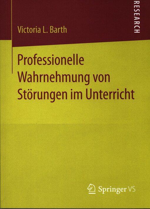 Professionelle Wahrnehmung von Störungen im Unterricht