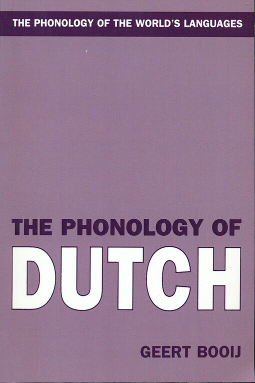The phonology of Dutch