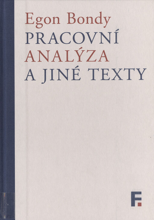 Pracovní analýza a jiné texty