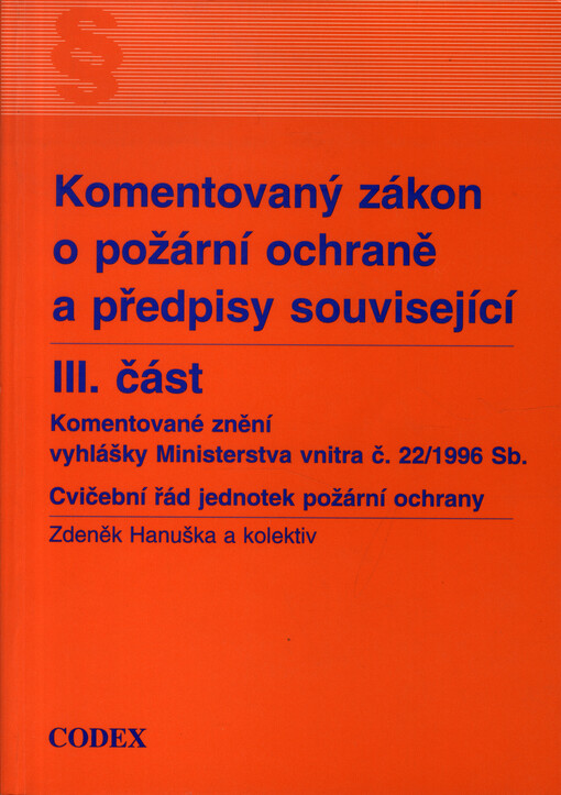 Komentovaný zákon o požární ochraně a předpisy související