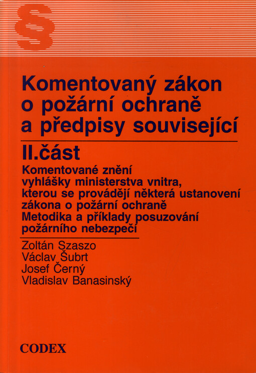 Komentovaný zákon o požární ochraně a předpisy související