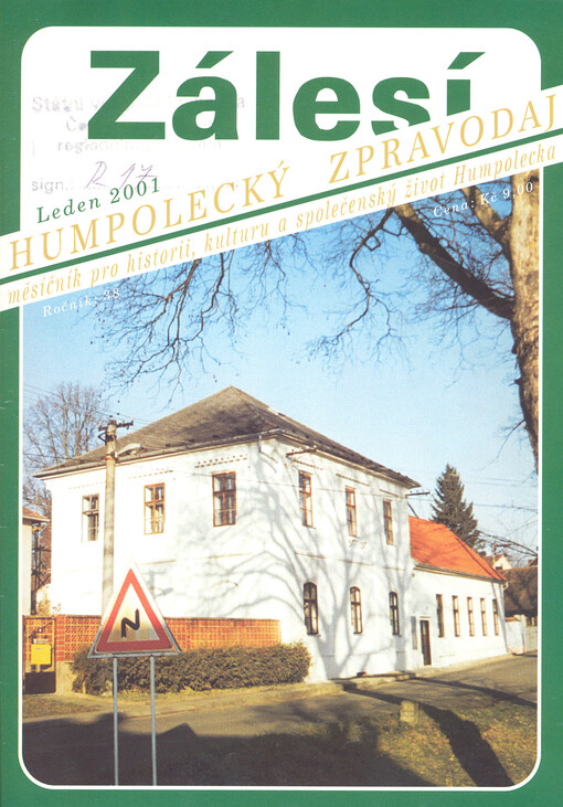 Zálesí : humpolecký zpravodaj : měsíčník pro historii, kulturu a společenský život Humpolecka