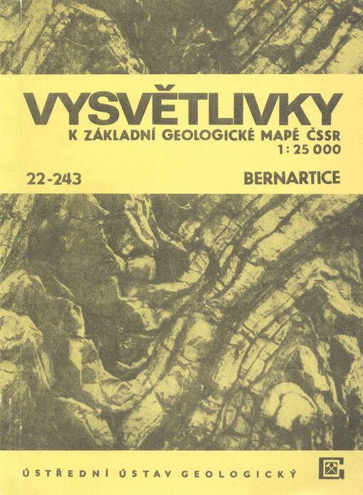 Vysvětlivky k Základní geologické mapě ČSSR 1:25 000. 22-243, Bernartice