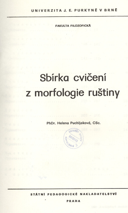 Sbírka cvičení z morfologie ruštiny