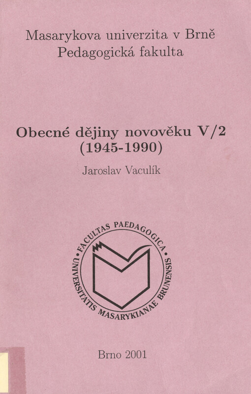 Obecné dějiny novověku V/2: (1945-1990)