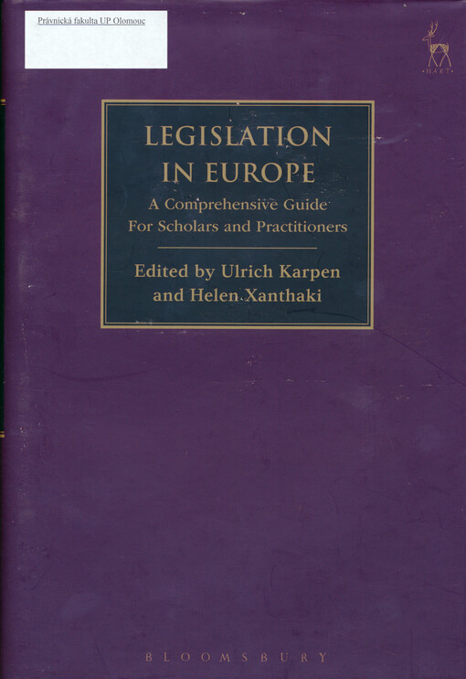 Legislation in Europe : a comprehensive guide for scholars and practitioners