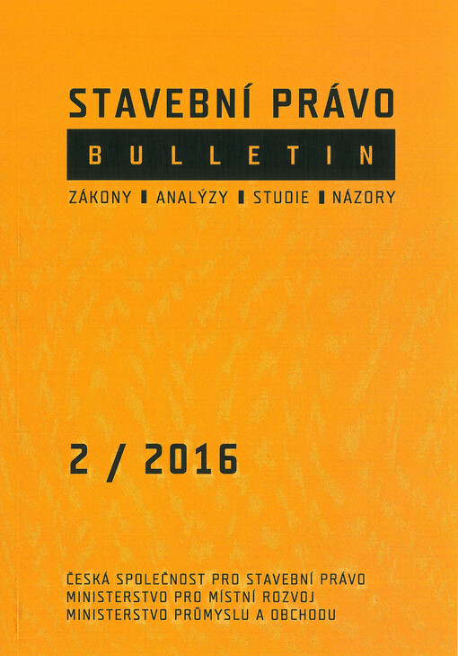 Stavební právo : bulletin