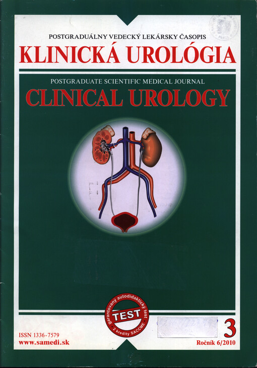 Klinická urológia : postgraduálny vedecký lekársky časopis