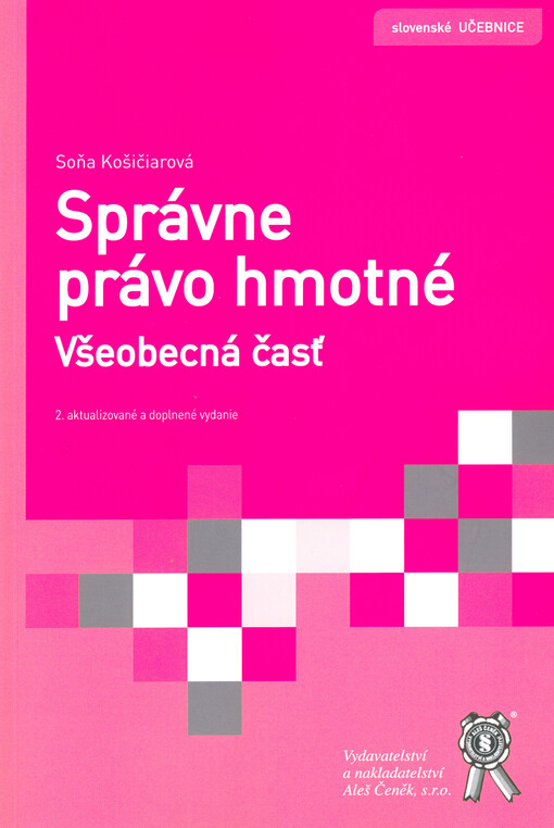 Správne právo hmotné : všeobecná časť