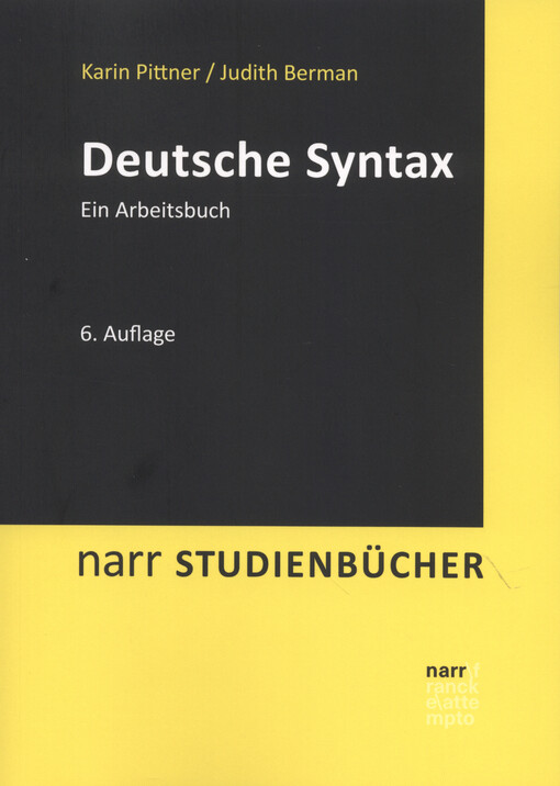 Deutsche Syntax : ein Arbeitsbuch