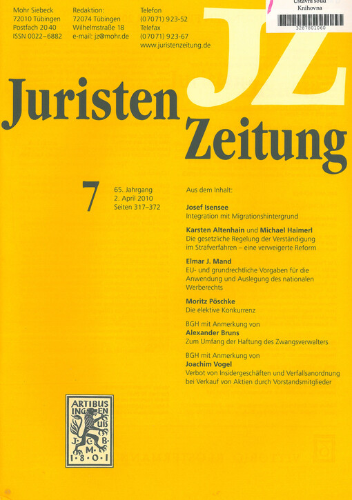 Juristen Zeitung