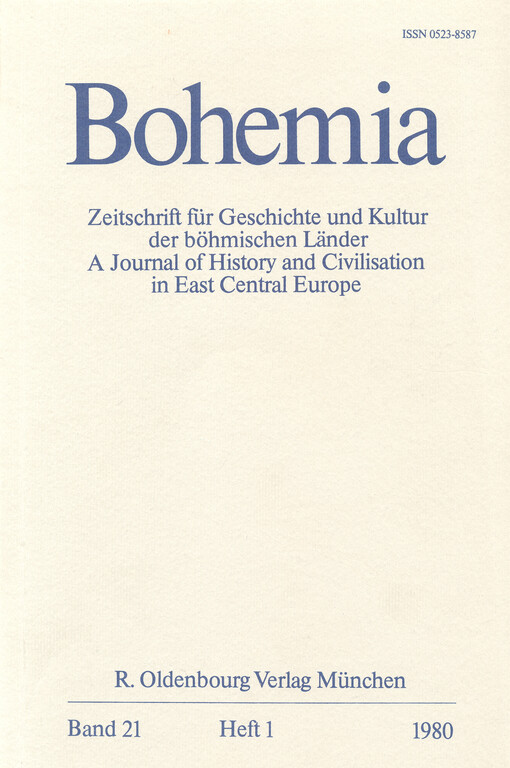 Bohemia : Jahrbuch des Collegium Carolinum