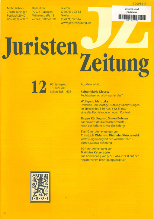 Juristen Zeitung