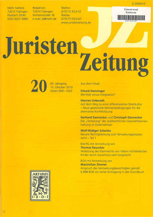 Juristen Zeitung