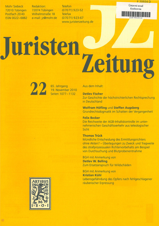Juristen Zeitung