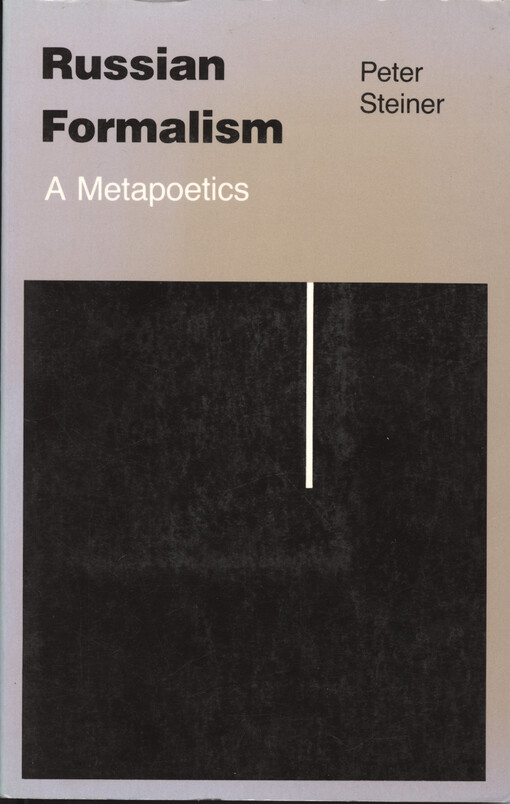 Russian formalism :a metapoetics