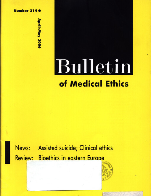 Bulletin of medical ethics