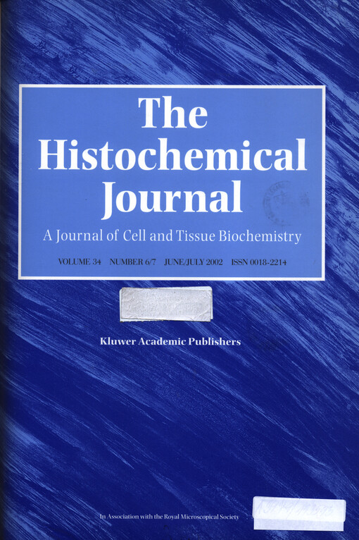 The histochemical journal : a journal of cell and tissue biochemistry