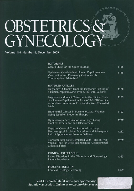 Obstetrics and Gynecology