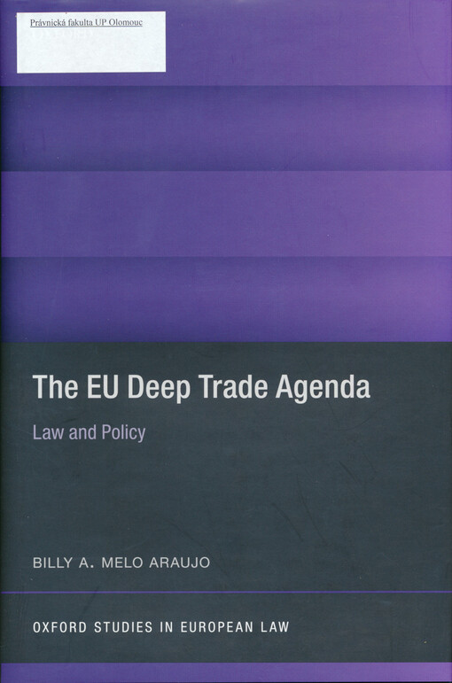 The EU deep trade agenda : law and policy