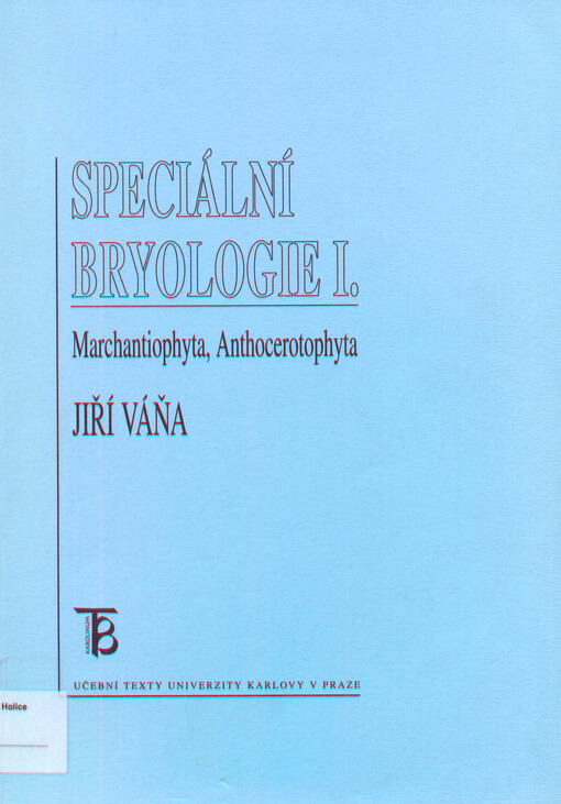 Speciální bryologie I