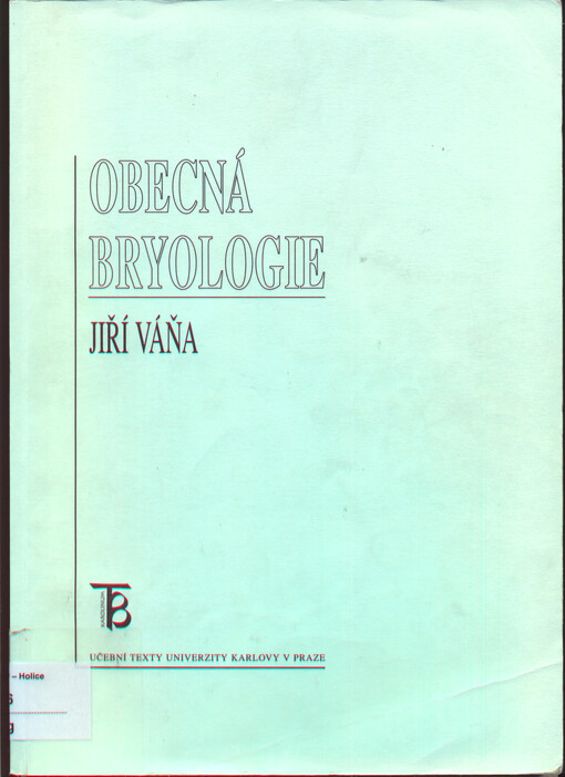 Obecná bryologie