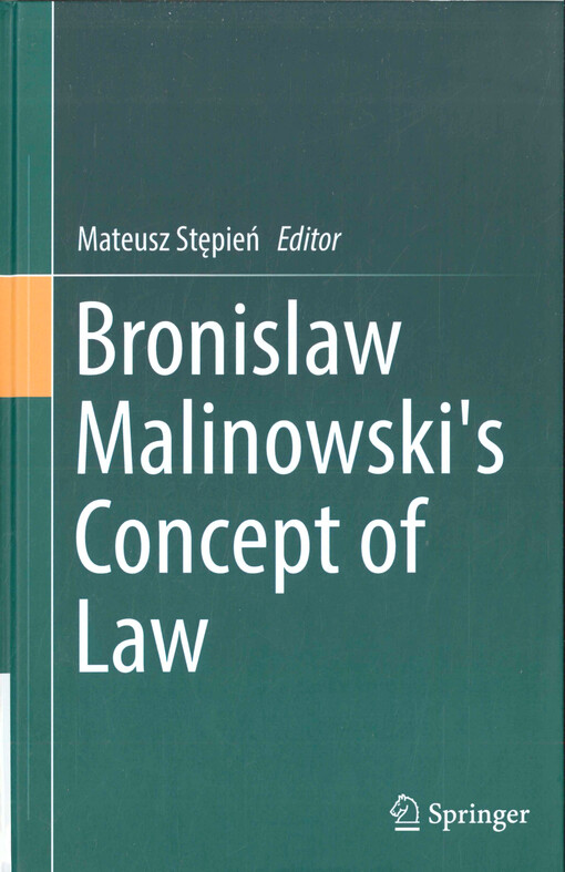 Bronislaw Malinowski's concept of law