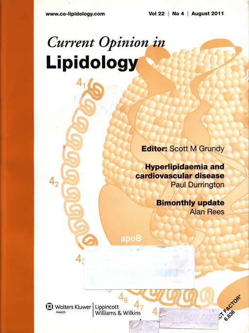 Current opinion in lipidology
