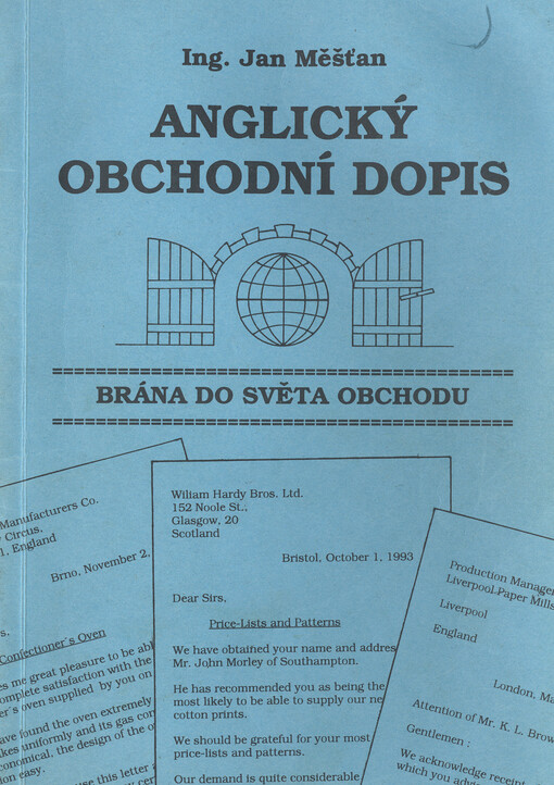 Anglický obchodní dopis