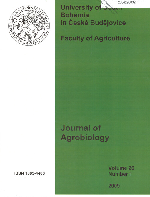 Journal of agrobiology